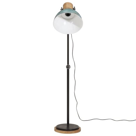Vloerlamp 25 W E27 30x30x100-150 cm verweerd blauw 3