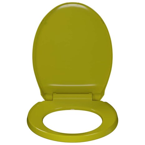 Toiletbril soft-close ovaal groen 5