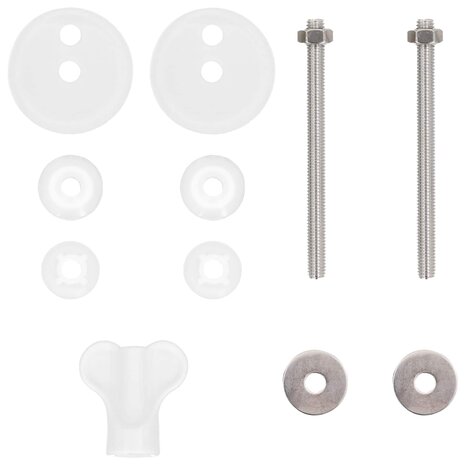 Zachte sluit toiletbril Bruin 44 x 38 cm MDF-plaat 7