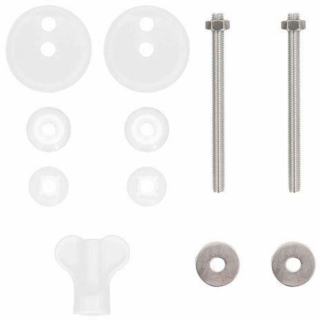 Zachte sluit toiletbril Grijs 44 x 38 cm MDF-plaat 7