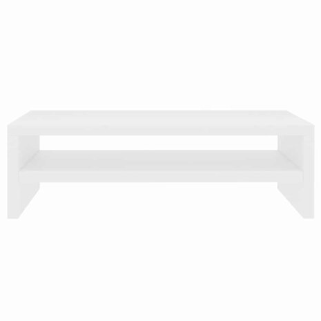 Monitorstandaard 42x24x13 cm bewerkt hout wit 4