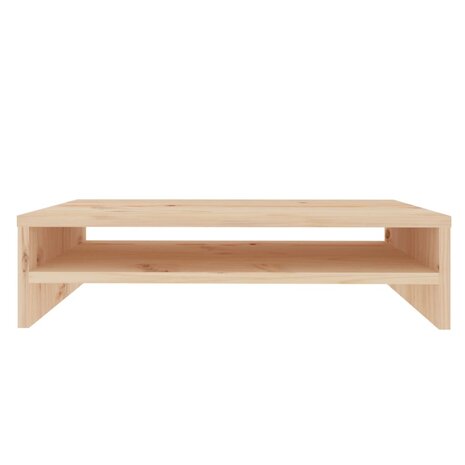 Monitorstandaard 50x24x13 cm massief grenenhout 5