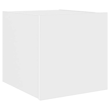 Tv-wandmeubel met LED-verlichting 30,5x35x30 cm wit 3