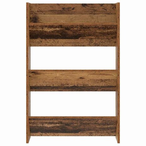 Schoenenkast met plank Oudhout 60 x 18 x 90 cm Bewerkt hout 5