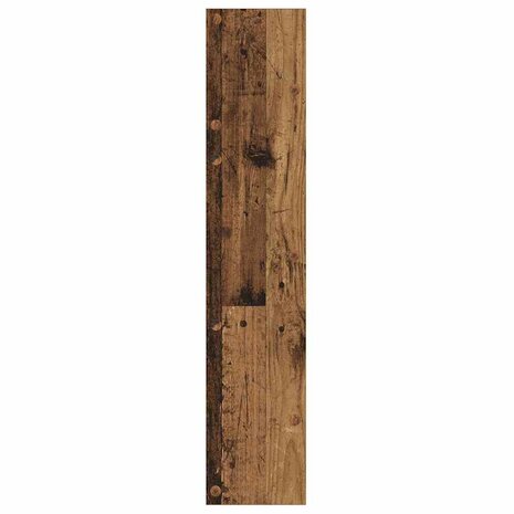 Schoenenkast met plank Oudhout 60 x 18 x 90 cm Bewerkt hout 6