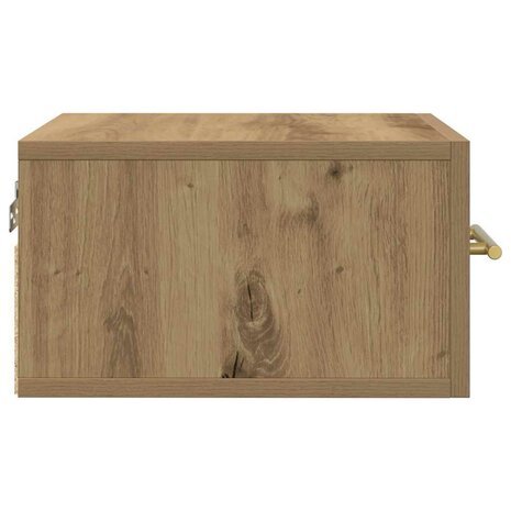 Nachtkastje Artisan Eiken 35 x 35 x 20 cm Bewerkt hout 7