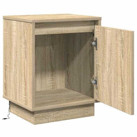 Nachtkastje Sonoma Eiken 39 x 34,5 x 50 cm Bewerkt hout 6