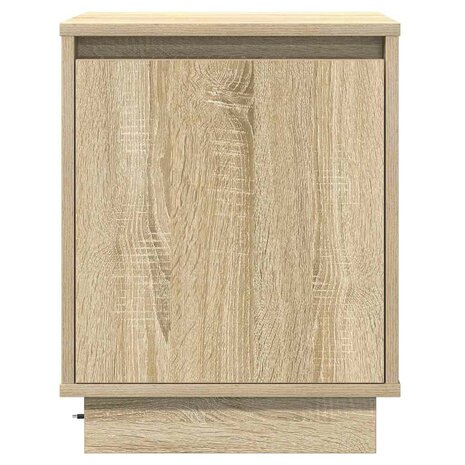 Nachtkastje Sonoma Eiken 39 x 34,5 x 50 cm Bewerkt hout 7