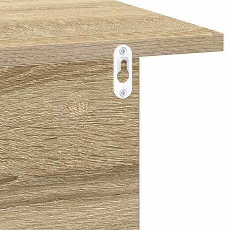 Nachtkastje Sonoma Eiken 40 x 30 x 25 cm Bewerkt hout 9