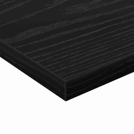 Boekenplank Bord 4 pcs Zwart 40 x 40 x 1,5 cm Bewerkt hout 9