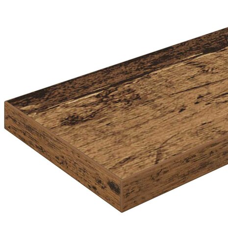 Boekenplank Bord 4 pcs Bruin 100 x 10 x 1,5 cm Bewerkt hout 9