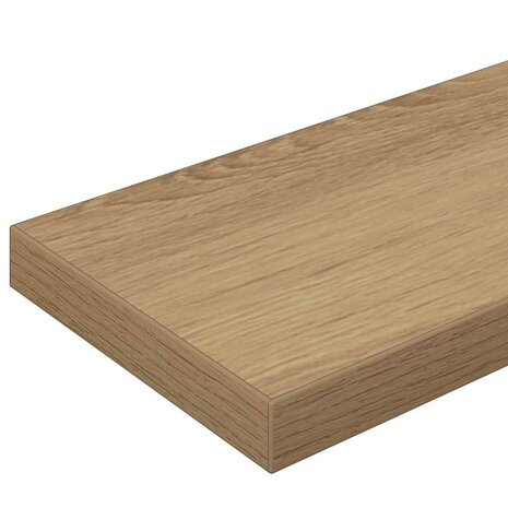 Boekenplank Bord 4 pcs Bruin 100 x 10 x 1,5 cm Bewerkt hout 9