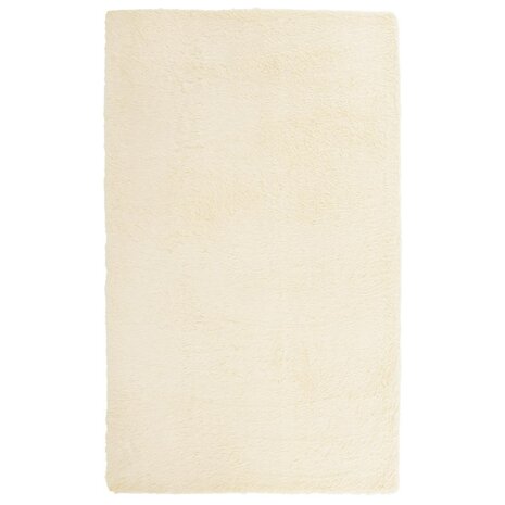 Hoogpolig vloerkleed NAVARRA 80x150 cm polyester cr&egrave;mekleurig 2