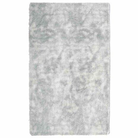 Hoogpolig vloerkleed NAVARRA 80x150 cm polyester zilvergrijs 2
