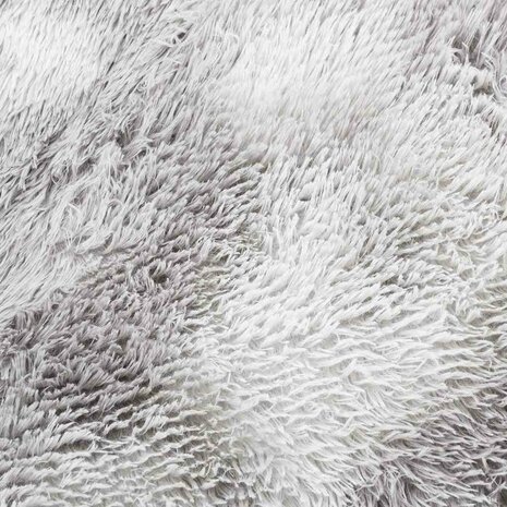 Hoogpolig vloerkleed NAVARRA 80x150 cm polyester zilvergrijs 9