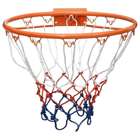 Basketbalring 39 cm staal oranje 2