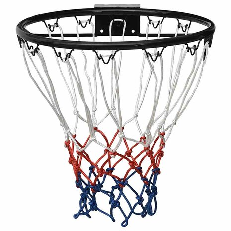 Basketbalring 39 cm staal zwart 2