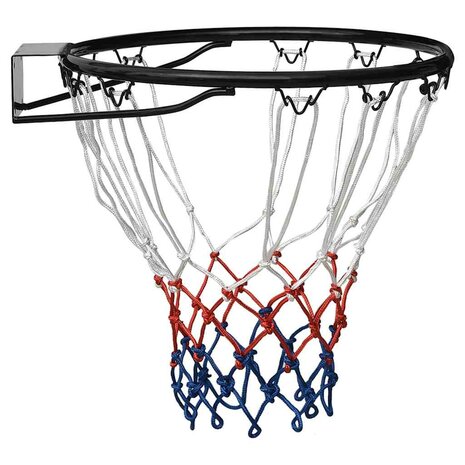 Basketbalring 39 cm staal zwart 3