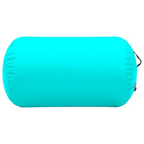 Gymnastiekrol met pomp opblaasbaar 100x60 cm PVC groen 3