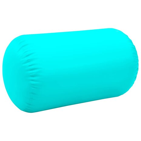 Gymnastiekrol met pomp opblaasbaar 100x60 cm PVC groen 5