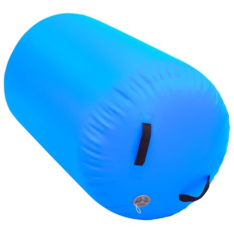 Gymnastiekrol met pomp opblaasbaar 100x60 cm PVC blauw 3
