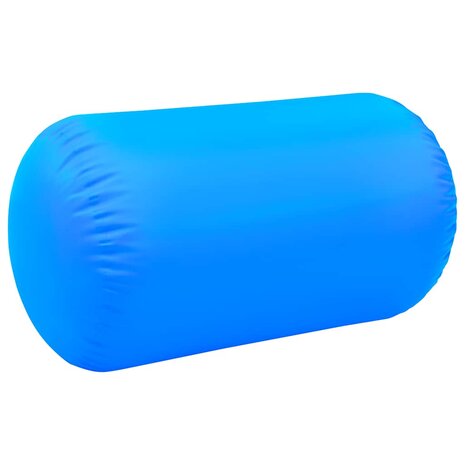 Gymnastiekrol met pomp opblaasbaar 100x60 cm PVC blauw 4
