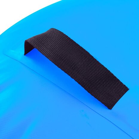 Gymnastiekrol met pomp opblaasbaar 120x90 cm PVC blauw 6