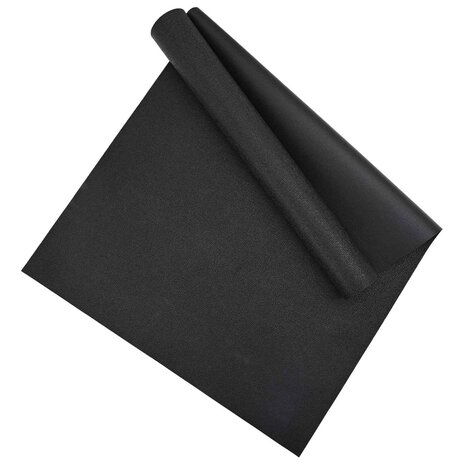 Sportbeschermmat Zwart 180 x 75 x 0,6 cm Hoogwaardige PVC 2