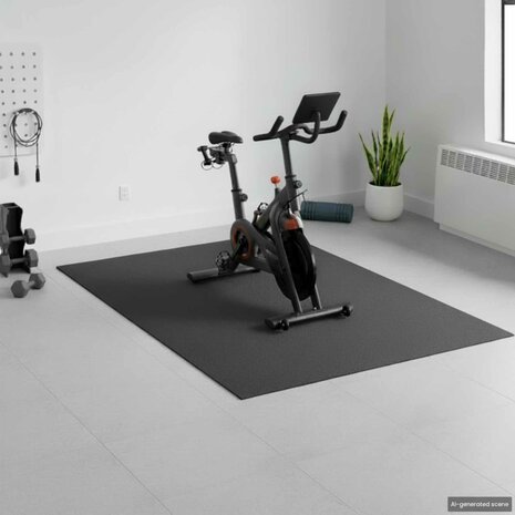 Sportbeschermmat Zwart 213 x 152 x 0,6 cm Hoogwaardige PVC 1