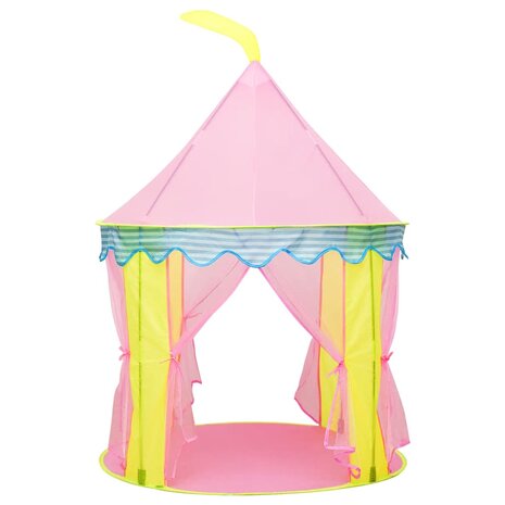 Kinderspeeltent met 250 ballen 100x100x127 cm roze 5