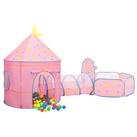 Kinderspeeltent 301x120x128 cm roze 4