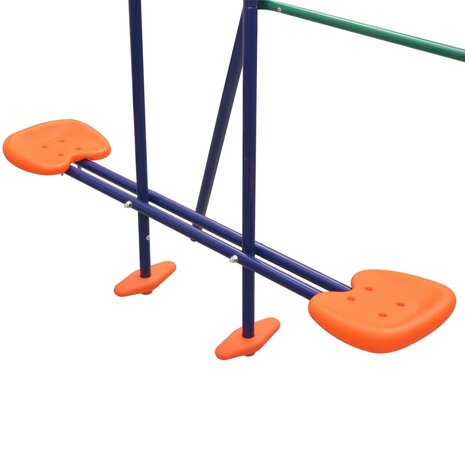 Schommelset met 4 zitjes oranje 7