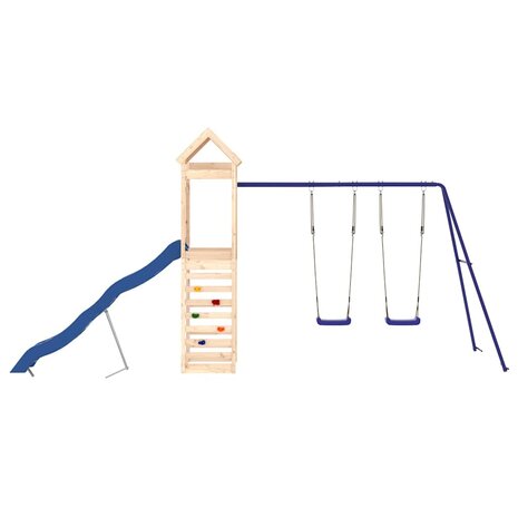 Speelhuis massief grenenhout 7