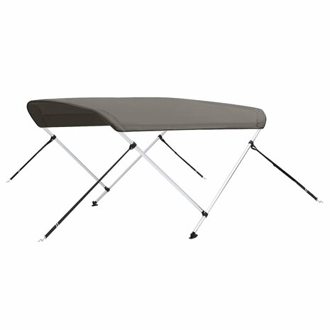 Biminitop 2 bogen 180x150x110 cm grijs 6