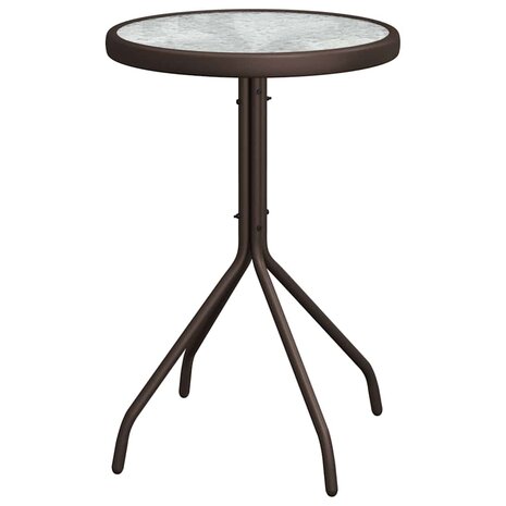 Tuin Bistroset 3 pcs Bruin Staal 6