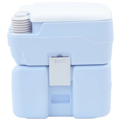 Campingtoilet Lichtblauw en Wit 41,5 x 36,5 x 42 cm Polyetheen 5