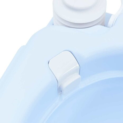 Campingtoilet Lichtblauw en Wit 41,5 x 36,5 x 42 cm Polyetheen 8