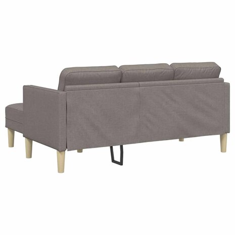 Bankstel met kussen Taupe Polyester 6