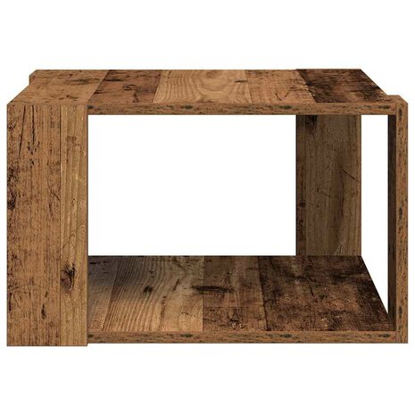 Salontafel Oud Hout 51,5 x 51,5 x 30 cm Bewerkt hout 6