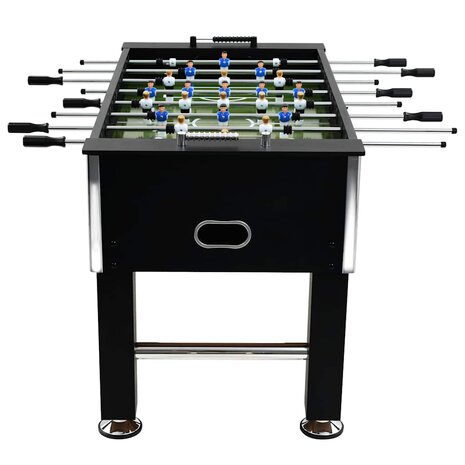 Voetbaltafel 60 kg 140x74,5x87,5 cm staal zwart 3