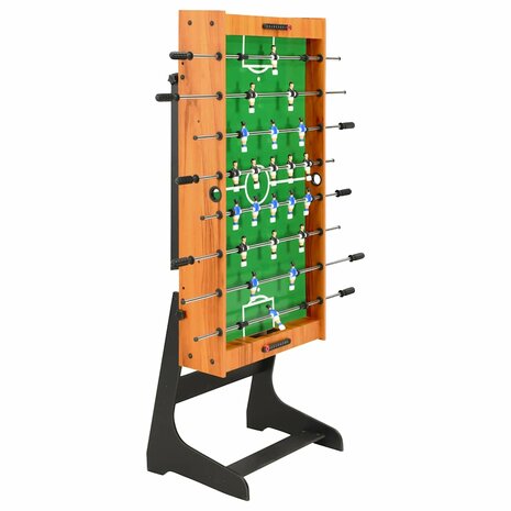 Voetbaltafel inklapbaar 121x61x80 cm lichtbruin 4