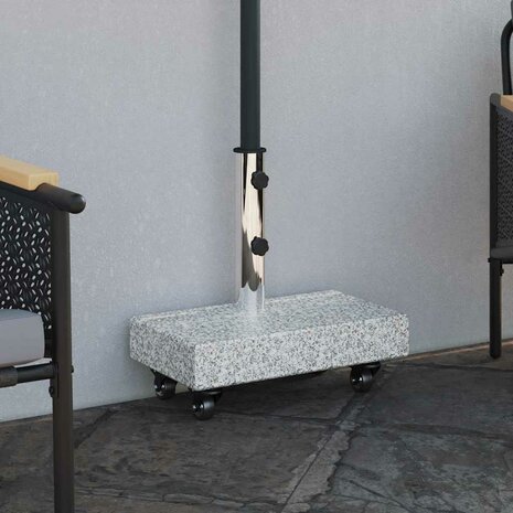 Parasolvoet Grijs 45 x 25 x 45 cm Graniet 4