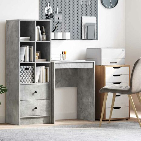 Bureau Beton Grijs 60 x 40 x 76 cm 1
