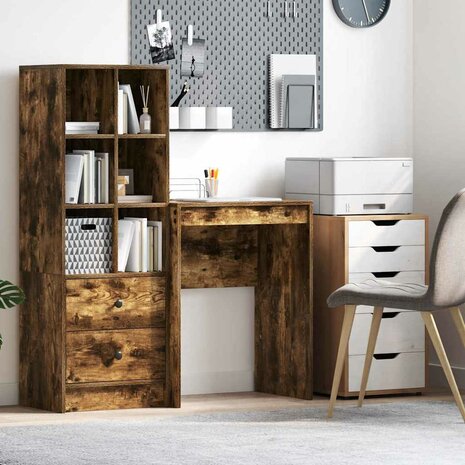 Bureau Gerookt eiken 60 x 40 x 76 cm 1