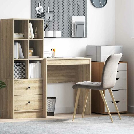 Bureau Anders Sonoma eiken 70 x 40 x 76 cm Bewerkt hout 1