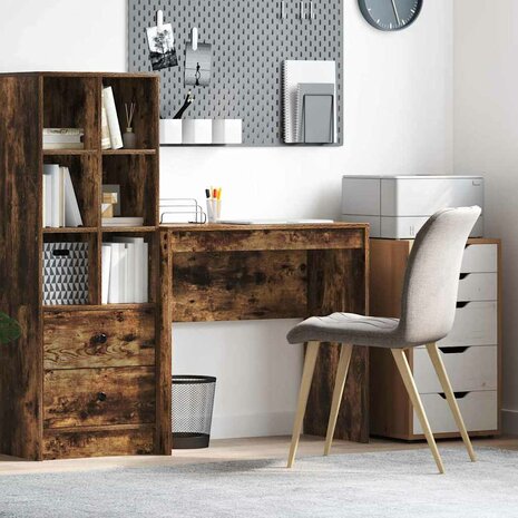 Bureau Gerookt eiken 80 x 40 x 76 cm 1