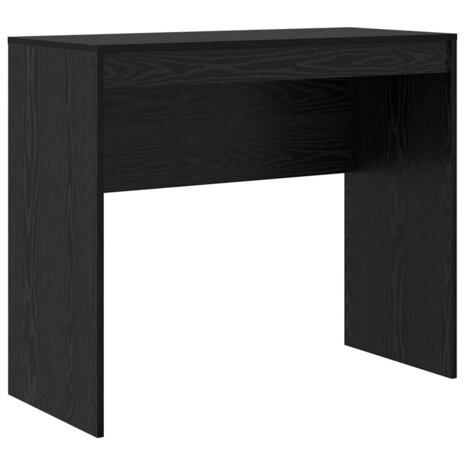 Bureau Zwart Eiken 90 x 40 x 76 cm 2