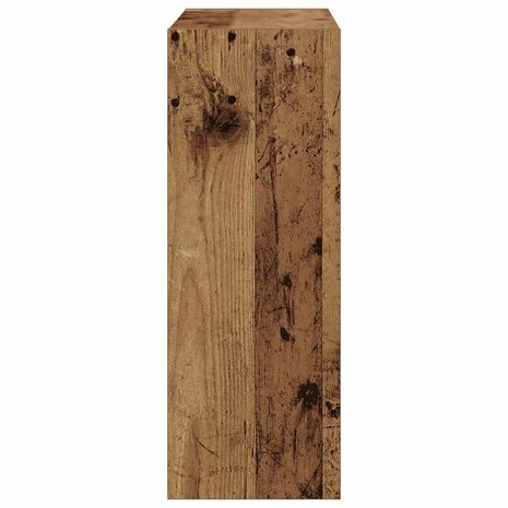 Schoenenkast met plank Oudhout 60 x 21 x 57 cm Bewerkt hout 8