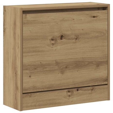 Schoenenkast Artisan Eiken 60 x 21 x 57 cm Bewerkt hout 2
