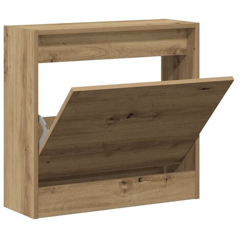Schoenenkast Artisan Eiken 60 x 21 x 57 cm Bewerkt hout 5